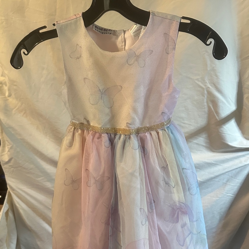 Blueberi Boulevard  size 5 Multicolor Butterfly Dress 0015